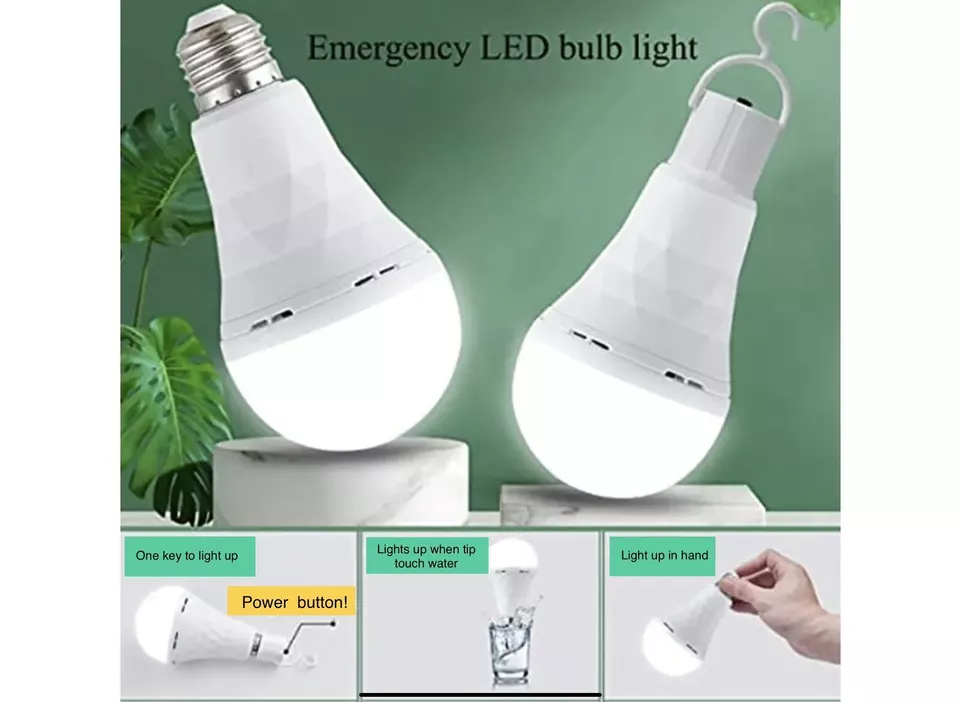 2024 UpgradedDetachable Dual Battery Y8920 LED Emergency Bulb